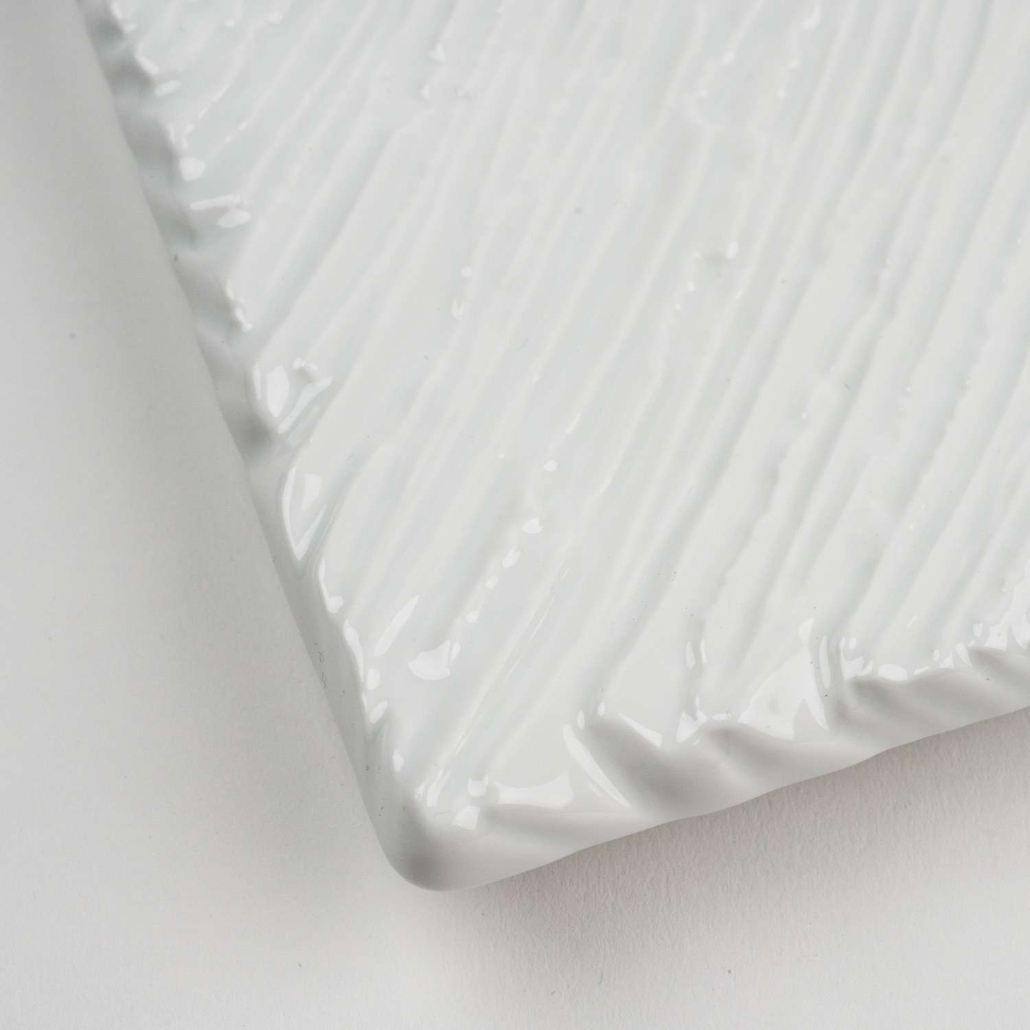  コロシアム 10枚セット プレート20cm/ボウル15cm 白 White Textured Raised Rectangular Plate 6.5