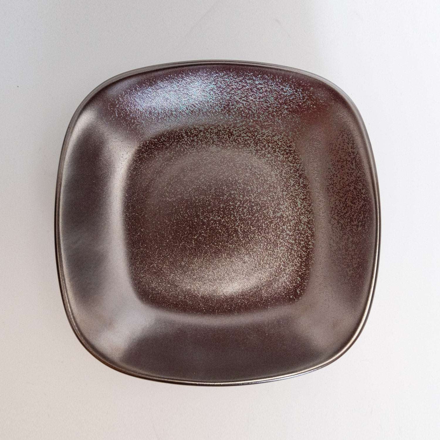 Ginshu Metallic Red Square Plate 6.5