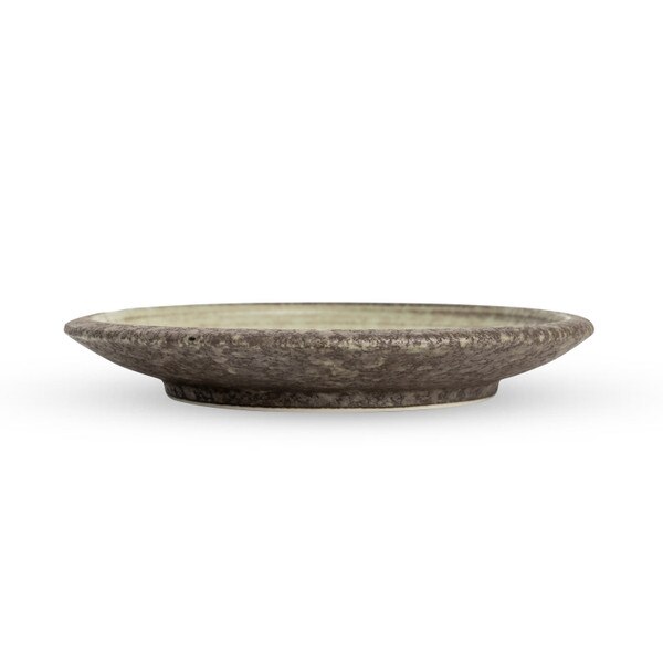 Image of Brown Nenrin Round Plate 5.5" 2