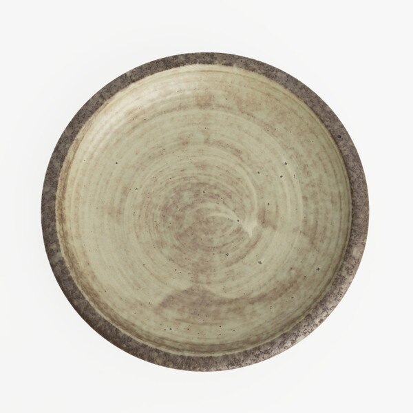 Image of Brown Nenrin Round Plate 5.5" 3