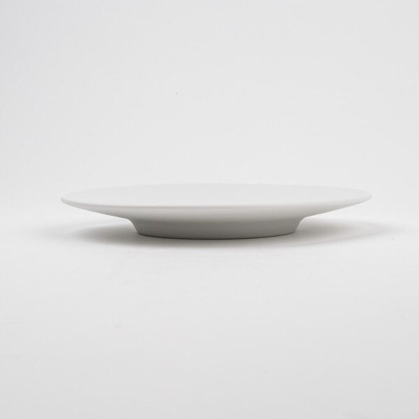 Image of Matte White Flat Round Plate 6.25" 2