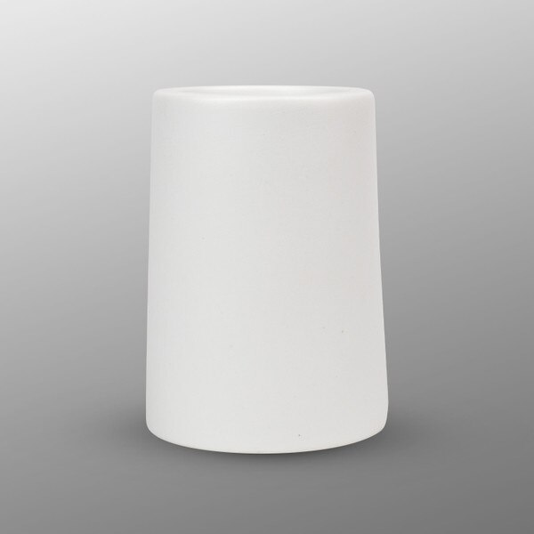 Image of Matte White Egg Stand 2" 2