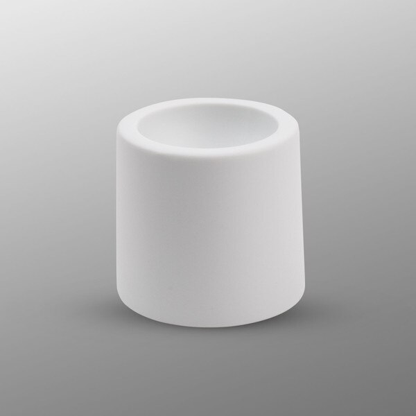 Image of Matte White Egg Stand 2" 1
