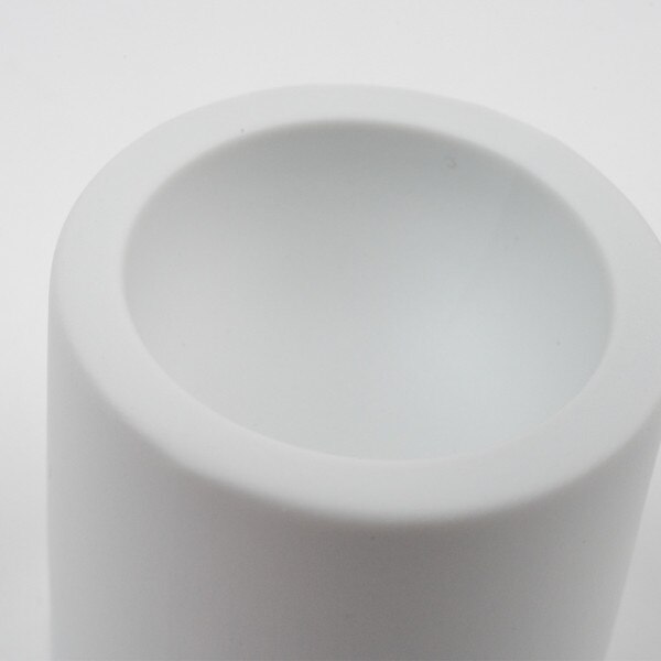 Image of Matte White Egg Stand 2" 5