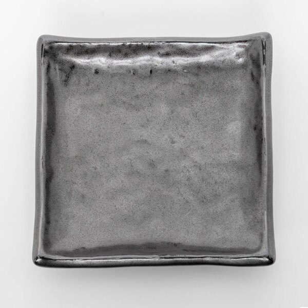 Image of Tessa Black Square Plate 5" 3