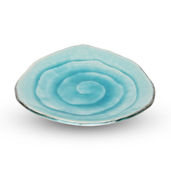Image of Sky Blue Triangular Plate 6.5" 1