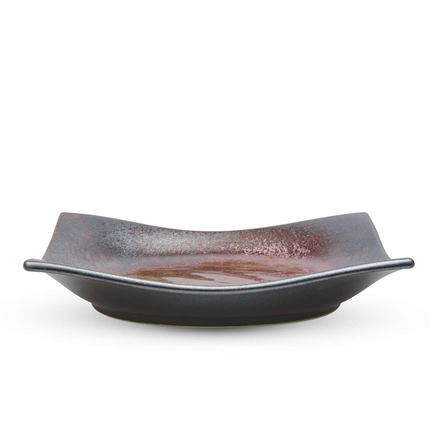 Rust Brown Square Plate 5.5
