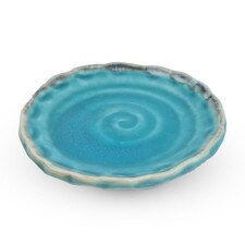 Turquoise Wave Plate 4.75"