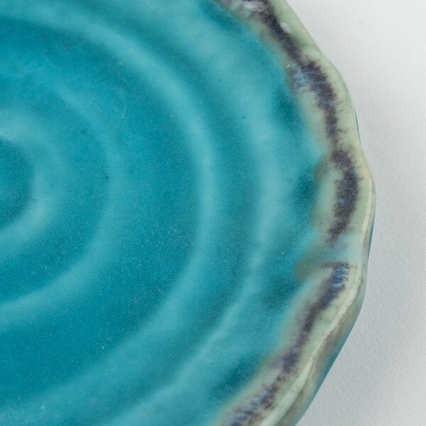 Image of Turquoise Wave Plate 4.75" 4