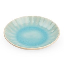 Blue Kikuwari Plate 5.5"