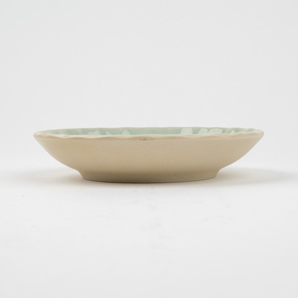 Image of Blue Kikuwari Plate 5.5" 2