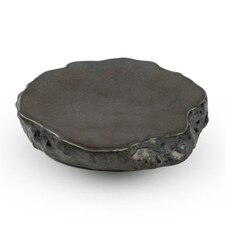 Kurokessho Rock Round Plate 6.5"