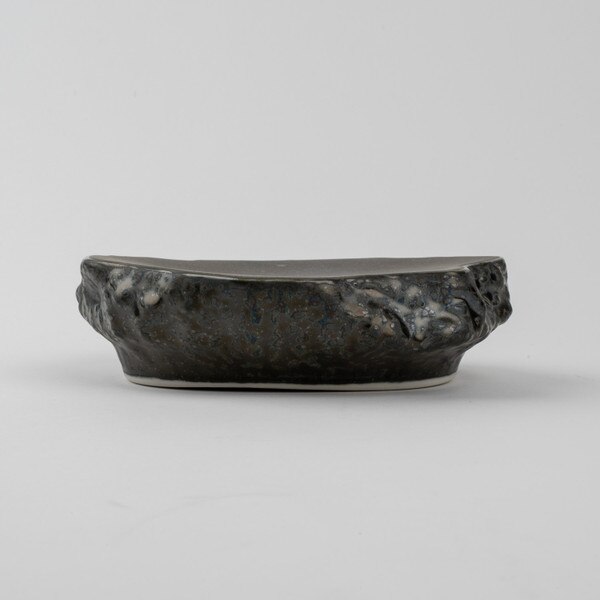 Image of Kurokessho Rock Round Plate 6.5" 2