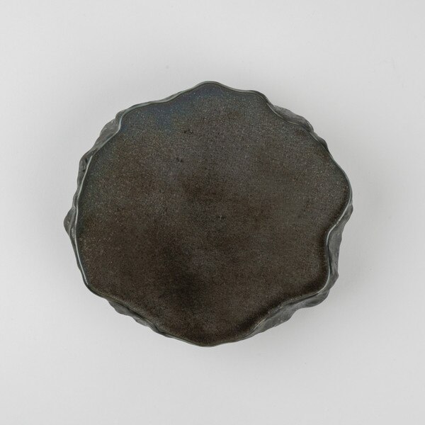 Image of Kurokessho Rock Round Plate 6.5" 3