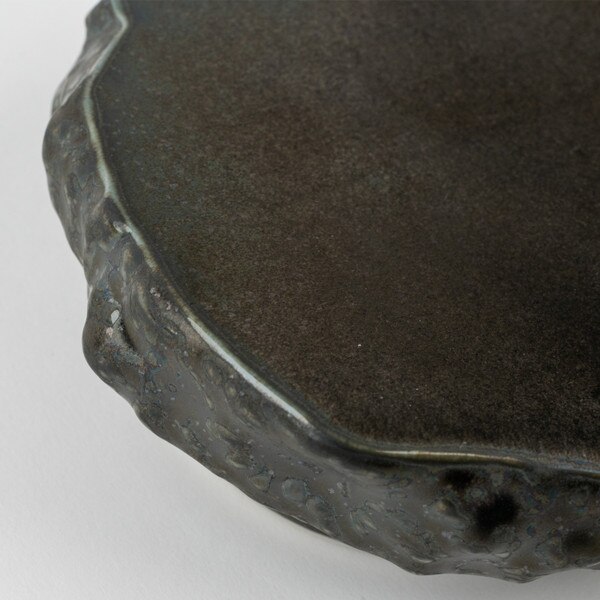 Image of Kurokessho Rock Round Plate 6.5" 4