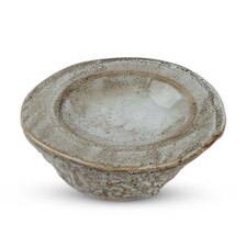 Karatsu Kubomi Raised Plate 4.75"