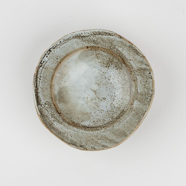 Image of Karatsu Kubomi Raised Plate 4.75" 3