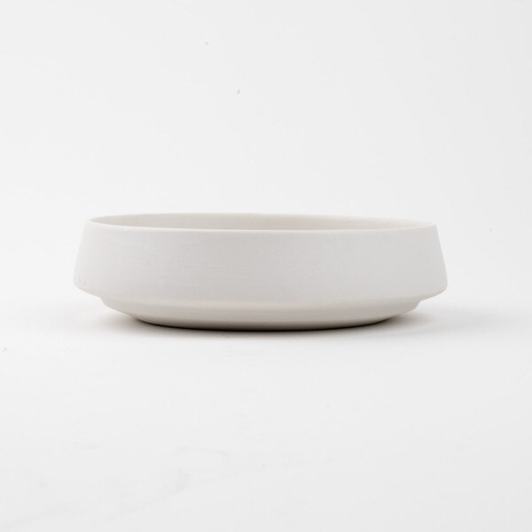 Image of White Bisque Natsume Bowl Small 6.5" 2