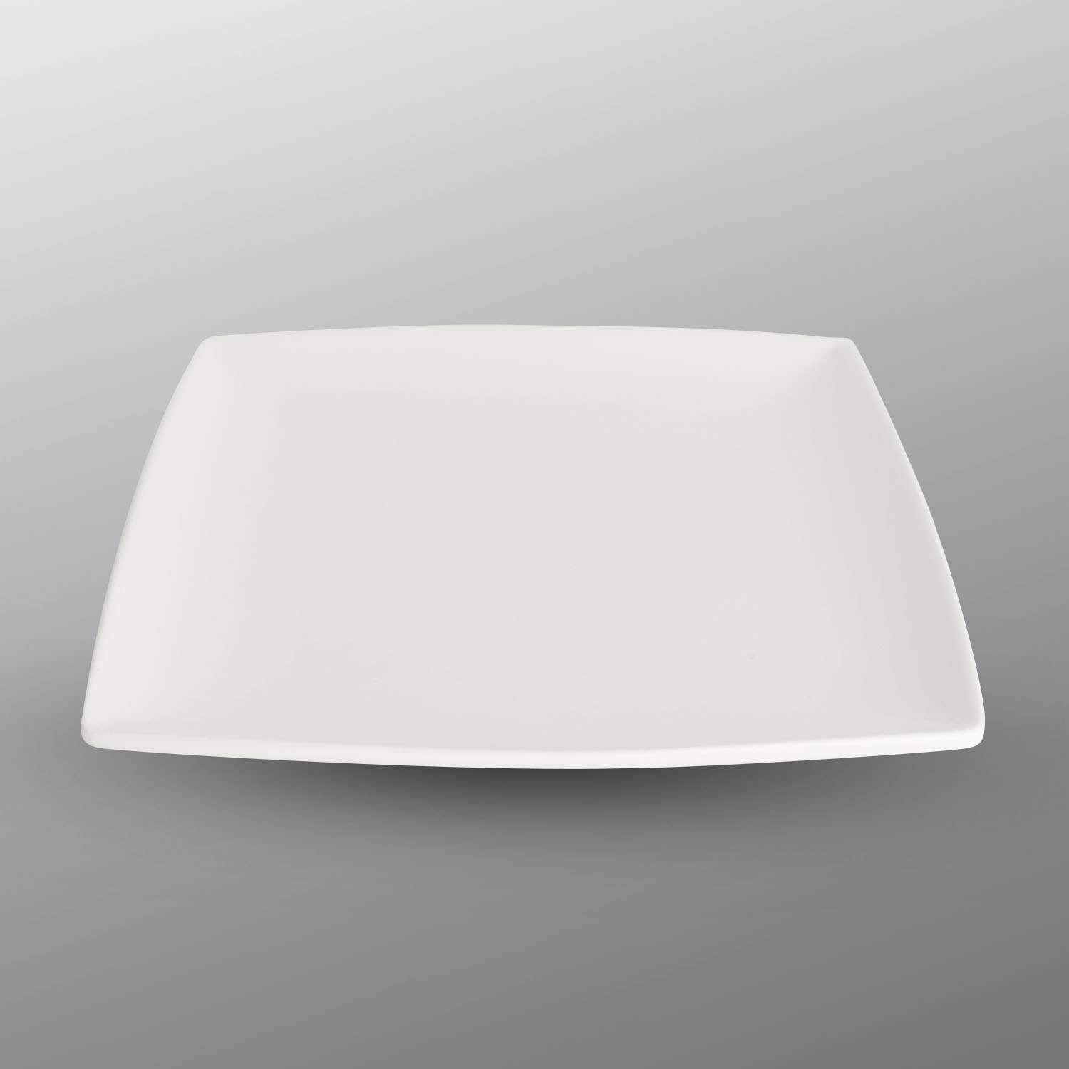 Korin Durable White Square Plate 7.75