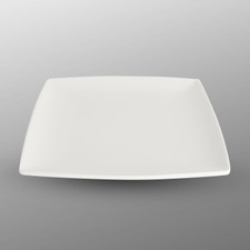 Korin Durable White Square Plate 6.25"