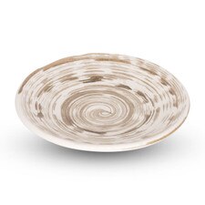 Uzumaki Brown Round Plate