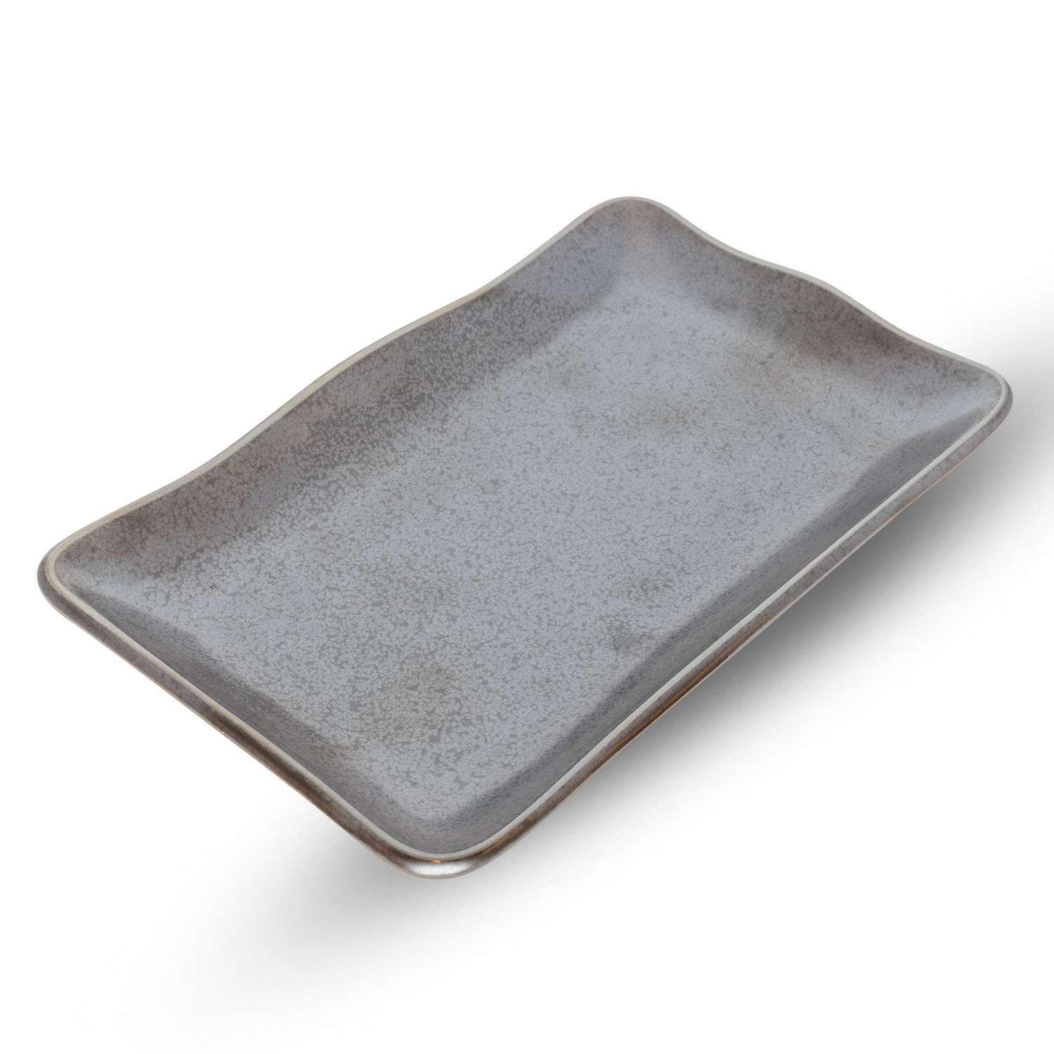 Tessa Black Rectangle Plate 10