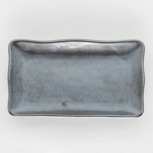 Image of Tessa Black Rectangular Plate 10" 3