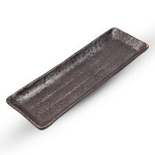 Gray Nanban Rectangular Plate 10.25"