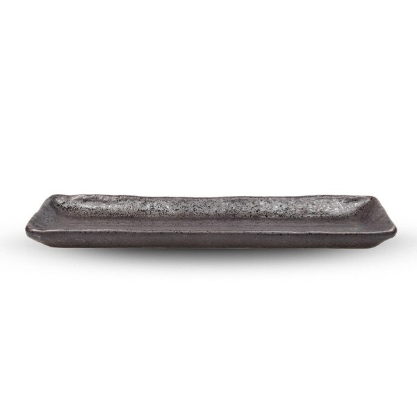 Image of Gray Nanban Rectangular Plate 10.25" 2