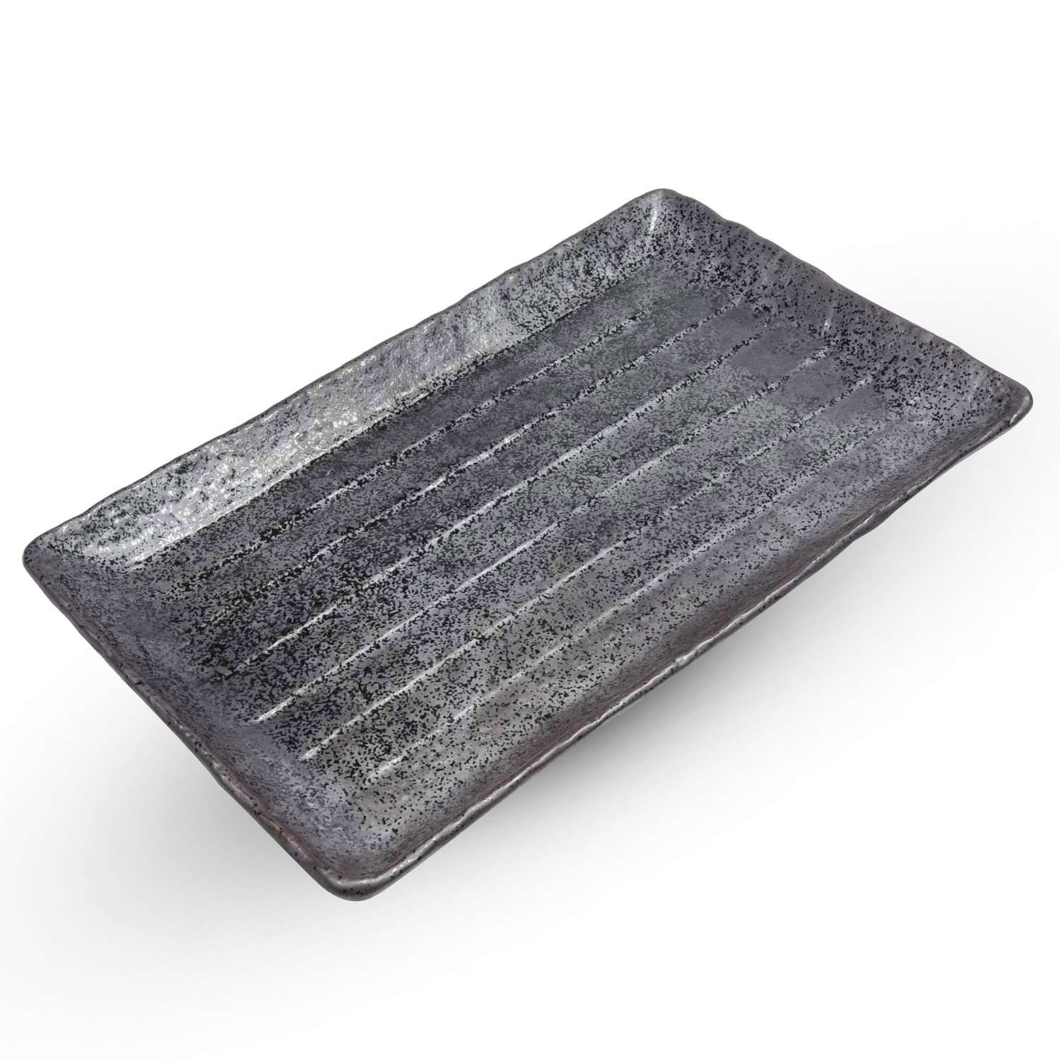 Gray Nanban Rectangular Plate 13