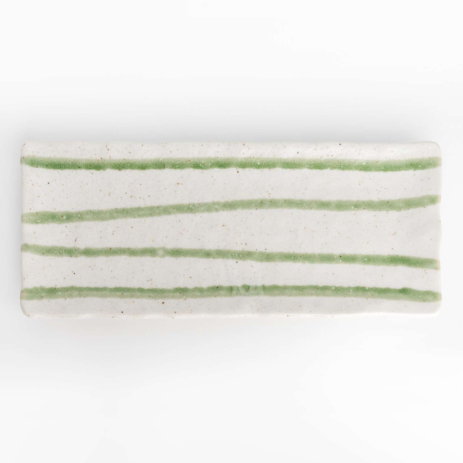 korinページ Pin Striped Rectangular Plate 11.5