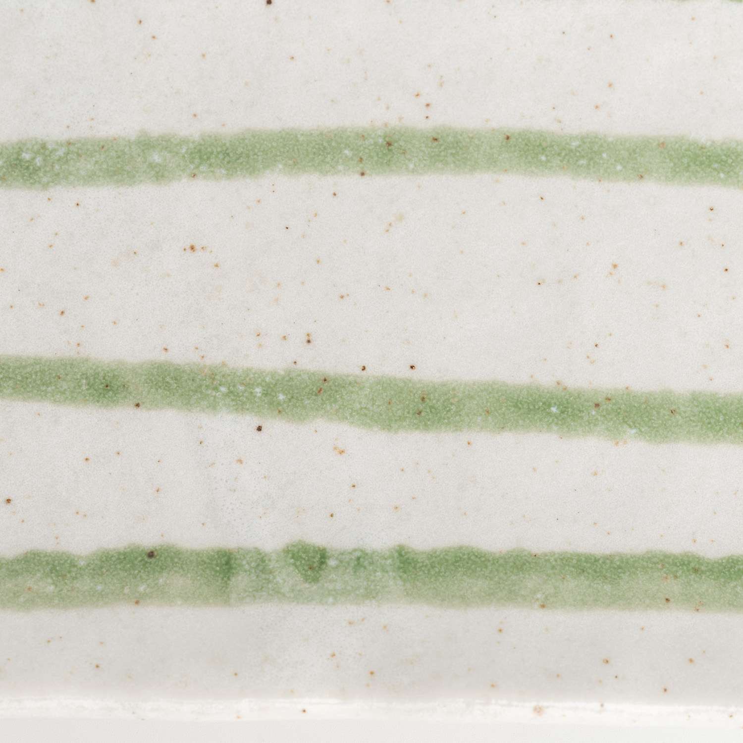 korinページ Pin Striped Rectangular Plate 11.5