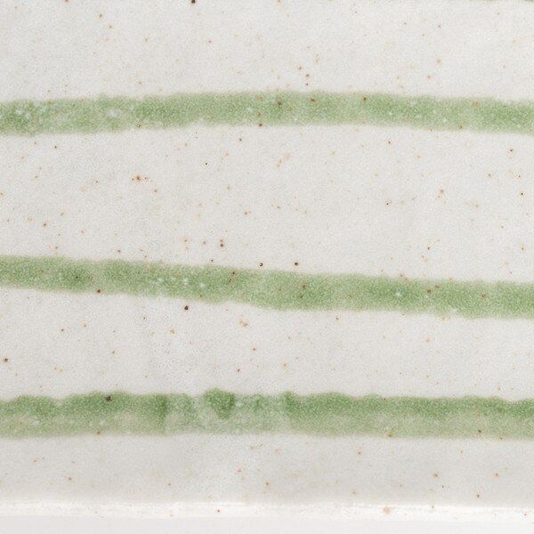 Image of Pin Striped Rectangular Plate 11.5" 4