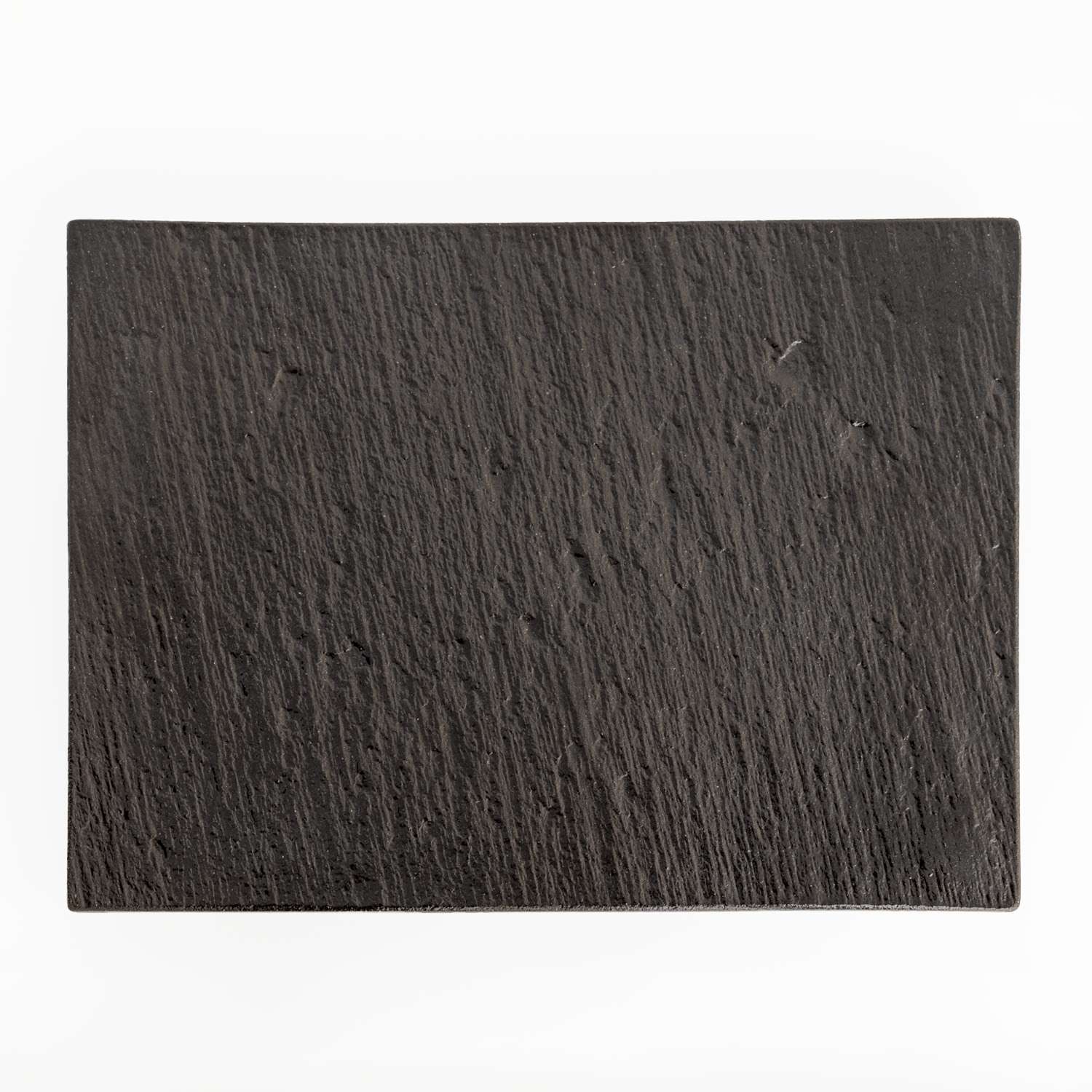 Plateau (英) 2枚 Slate Black Footed Rectangular Plate 8.5