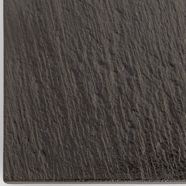 Image of Slate Black Footed Rectangular Plate 8.5" 4