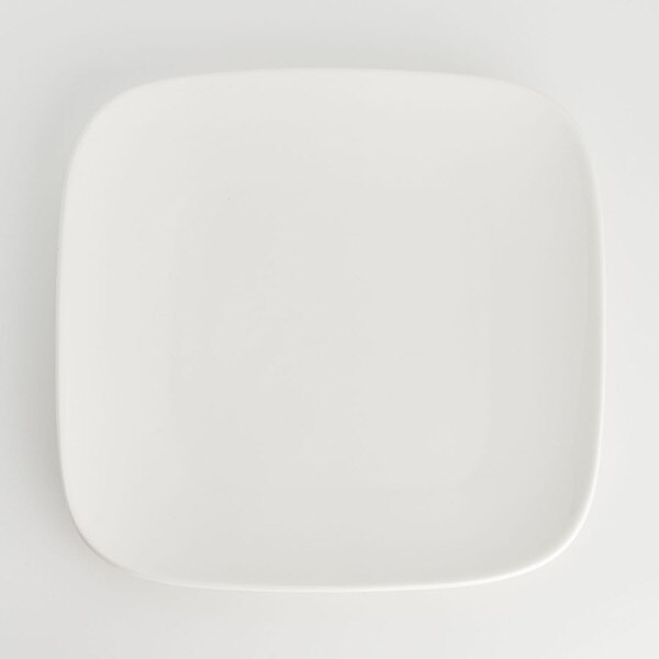 Image of Korin Durable White Square Plate 7.75" 3