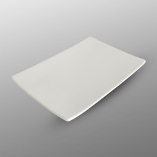 Korin Durable White Rectangular Plate