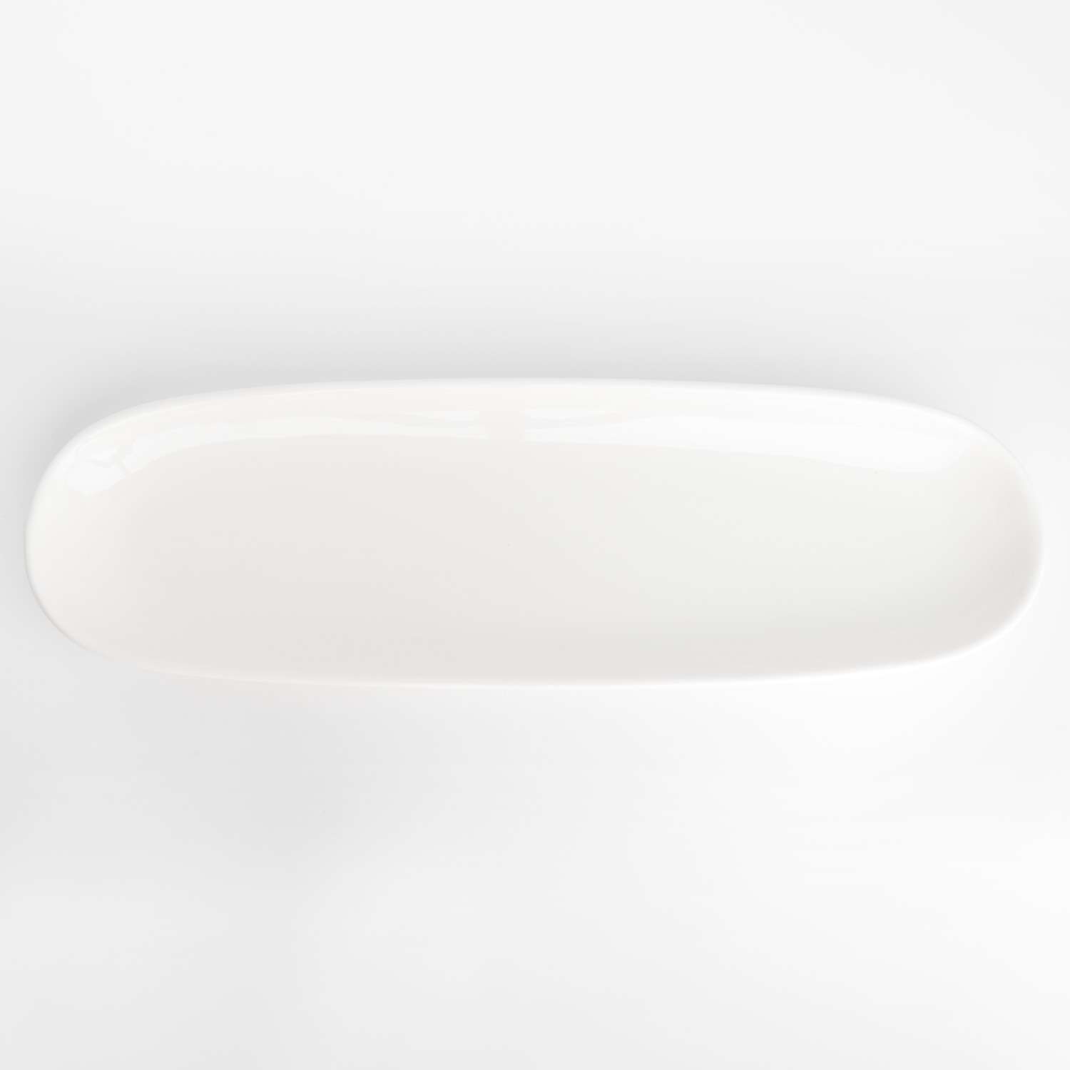 Korin Durable White Oval Plate 13.75
