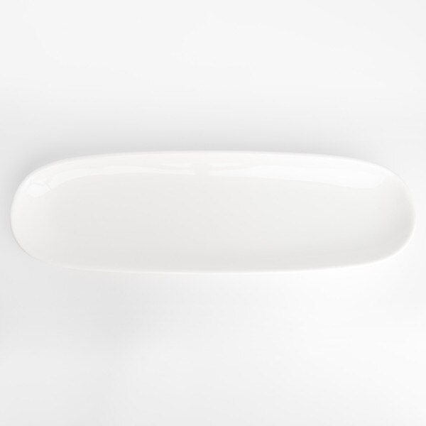 Image of Korin Durable White Oval Plate 13.75" 3