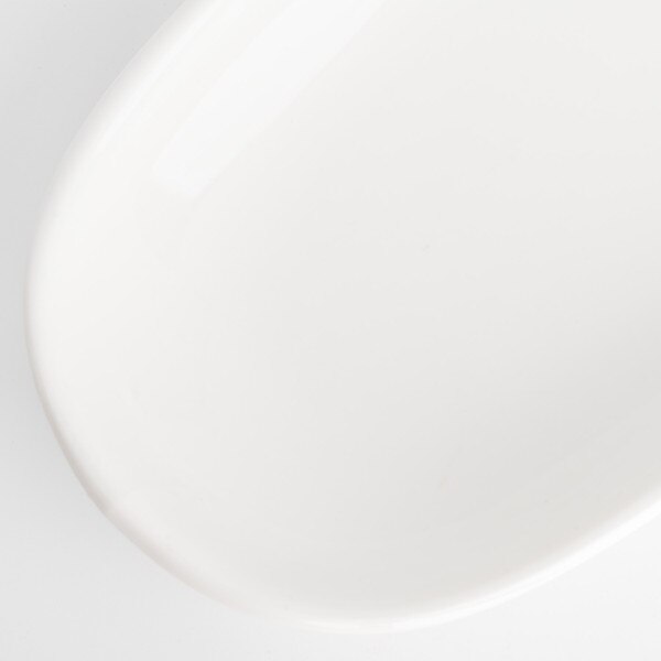 Image of Korin Durable White Oval Plate 13.75" 4