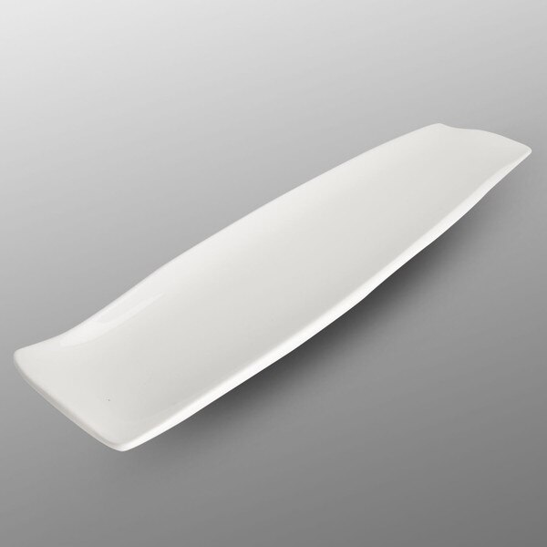 Image of Korin Durable White Rectangular Plate 16" 1
