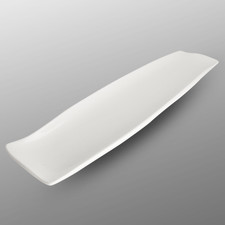 Korin Durable White Rectangular Plate 16"