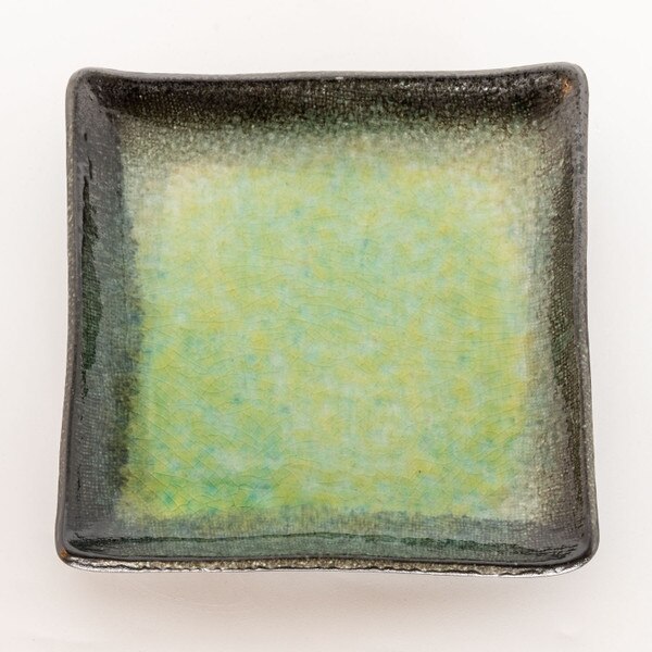 Image of Ariake Green Square Plate 7" 3