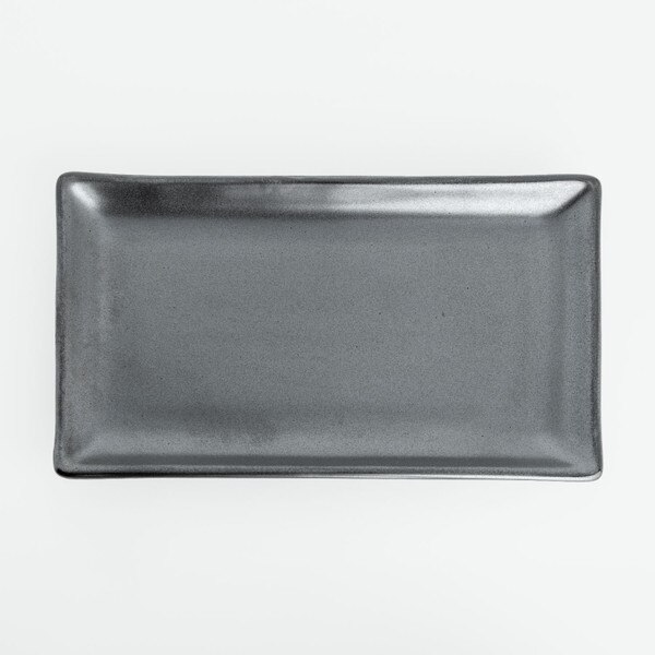 Image of Tessa Black Rectangular Plate 8.5" 3