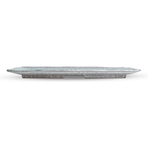 Image of Gray Aobuki Rectangular Plate 11" 2