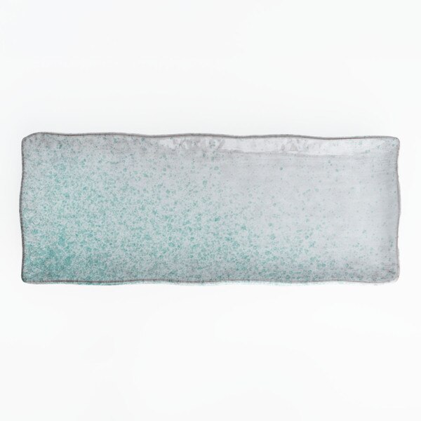 Image of Gray Aobuki Rectangular Plate 11" 3