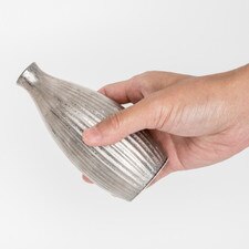 Kuro Yuzu Silver Sake Bottle 8 oz hover-image
