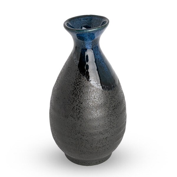 Image of Seiryu Blue Sake Bottle 10 oz 1