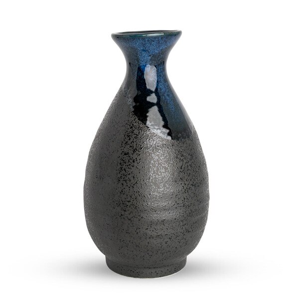 Image of Seiryu Blue Sake Bottle 10 oz 2