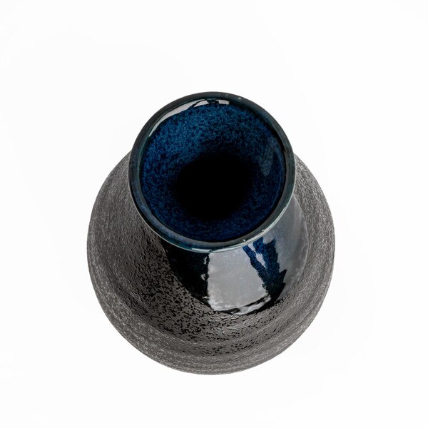 Image of Seiryu Blue Sake Bottle 10 oz 3